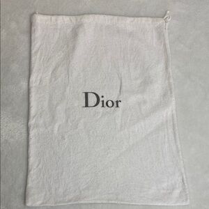 Dior Classic White Storage Bag